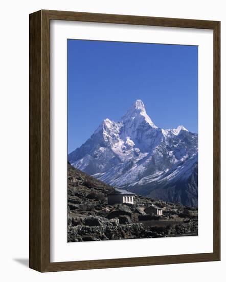 Ama Dablam, Himalayas, Nepal-Jon Arnold-Framed Photographic Print