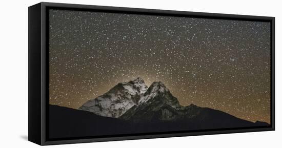 Ama Dablam Is Known As One Of The Most Impressive Mountains In The World-Rebecca Gaal-Framed Stretched Canvas