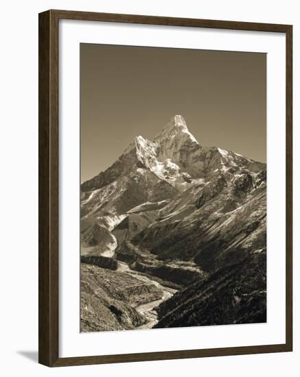 Ama Dablam, Khumbu Valley, Everst Region, Nepal-Jon Arnold-Framed Photographic Print