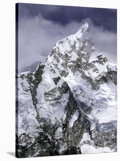 Ama Dablam Landscape, Nepal-Michael Brown-Stretched Canvas