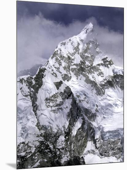 Ama Dablam Landscape, Nepal-Michael Brown-Mounted Premium Photographic Print