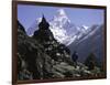 Ama Dablam Landscape, Nepal-Michael Brown-Framed Premium Photographic Print