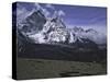 Ama Dablam Landscape, Nepal-Michael Brown-Stretched Canvas