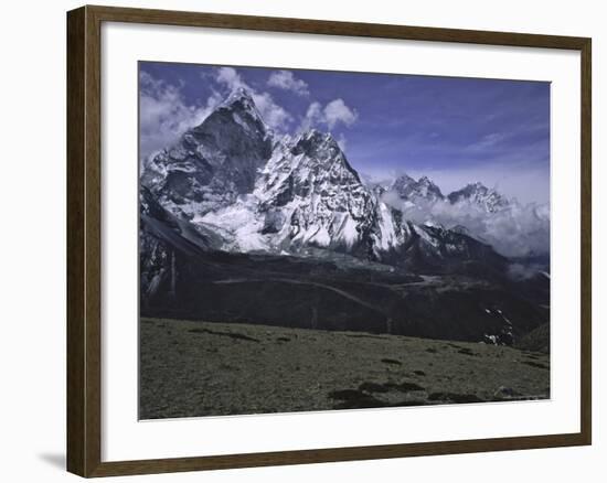 Ama Dablam Landscape, Nepal-Michael Brown-Framed Photographic Print