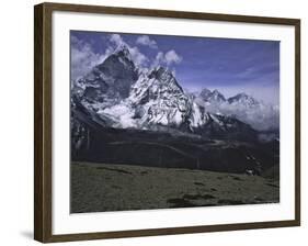 Ama Dablam Landscape, Nepal-Michael Brown-Framed Photographic Print