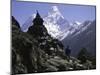 Ama Dablam Landscape, Nepal-Michael Brown-Mounted Photographic Print