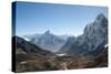 Ama Dablam Seen from the Cho La Pass in the Khumbu Region, Himalayas, Nepal, Asia-Alex Treadway-Stretched Canvas