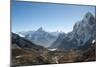 Ama Dablam Seen from the Cho La Pass in the Khumbu Region, Himalayas, Nepal, Asia-Alex Treadway-Mounted Photographic Print