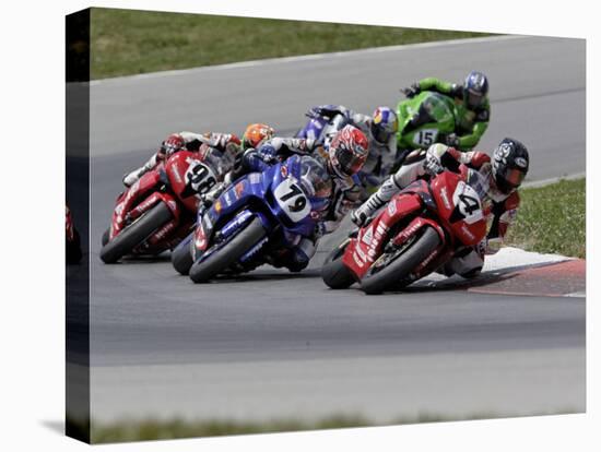 Ama Superbike Race, Mid Ohio Raceway, Ohio, USA-Adam Jones-Stretched Canvas