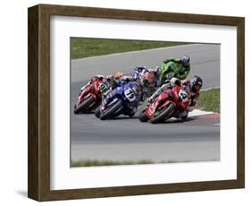 Ama Superbike Race, Mid Ohio Raceway, Ohio, USA-Adam Jones-Framed Photographic Print