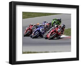 Ama Superbike Race, Mid Ohio Raceway, Ohio, USA-Adam Jones-Framed Photographic Print