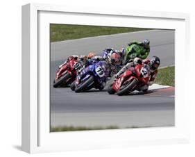 Ama Superbike Race, Mid Ohio Raceway, Ohio, USA-Adam Jones-Framed Photographic Print