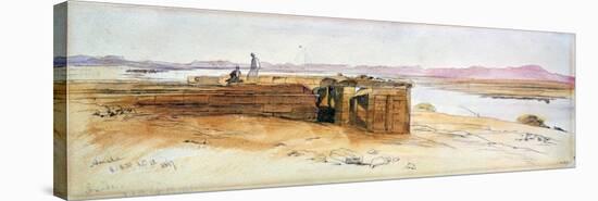 Amada, 12th Febuary 1867-Edward Lear-Stretched Canvas