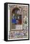 Amadee De Saluces and the Virgin, Middle of the 15th Century-null-Framed Stretched Canvas