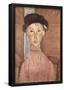 Amadeo Modigliani (Girl with hat) Art Poster Print-null-Framed Poster