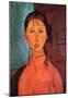 Amadeo Modigliani Girl with Plaits Art Print Poster-null-Mounted Poster