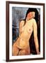 Amadeo Modigliani Nude Female-Amedeo Modigliani-Framed Art Print