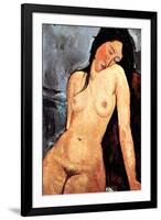 Amadeo Modigliani Nude Female-Amedeo Modigliani-Framed Art Print