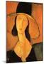 Amadeo Modigliani Portrait of a Woman with Hat Art Print Poster-null-Mounted Poster