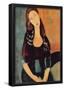 Amadeo Modigliani Portrait of Jeanne Hebuterne 6 Art Print Poster-null-Framed Poster