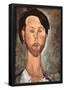Amadeo Modigliani Portrait of Leopold Zborowski Art Print Poster-null-Framed Poster