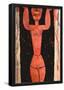 Amadeo Modigliani Standing Caryatid Art Print Poster-null-Framed Poster