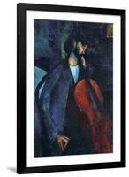 Amadeo Modigliani The Cellist-null-Framed Art Print