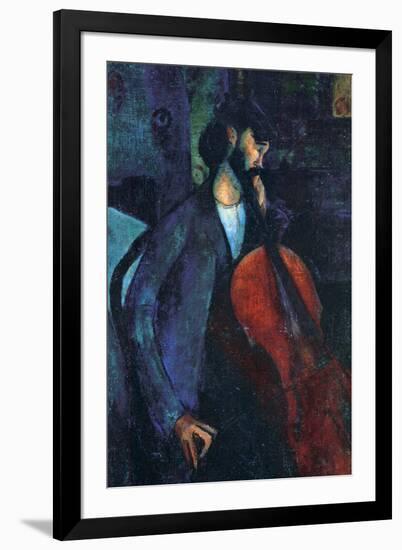 Amadeo Modigliani The Cellist-null-Framed Art Print