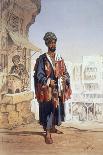 Turkish Foot Soldiers in the Ottoman Army, Pub. by Lemercier, c.1857-Amadeo Preziosi-Giclee Print