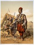 Albanians, Mercenaries in the Ottoman Army, Published by Lemercier, 1857-Amadeo Preziosi-Giclee Print