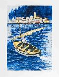 Sailboat in the Port of Cadaques-Amadeu Casals-Framed Collectable Print