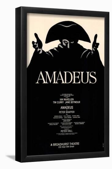 Amadeus - Broadway Poster , 1980-null-Framed Art Print