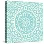 Amadora Blue - Tile VI-Wild Apple Portfolio-Stretched Canvas