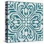 Amadora Blue - Tile VII-Wild Apple Portfolio-Stretched Canvas