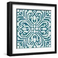 Amadora Blue - Tile VII-Wild Apple Portfolio-Framed Art Print