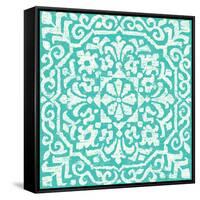 Amadora Blue - Tile VIII-Wild Apple Portfolio-Framed Stretched Canvas