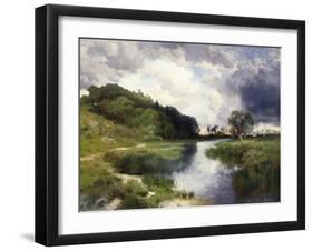 Amagansett Approaching Storm-Thomas Moran-Framed Giclee Print