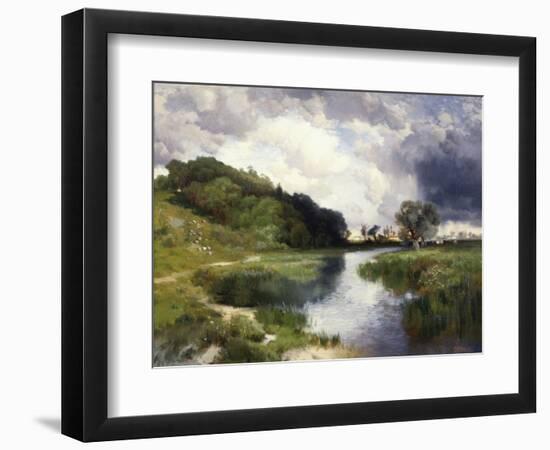 Amagansett Approaching Storm-Thomas Moran-Framed Giclee Print