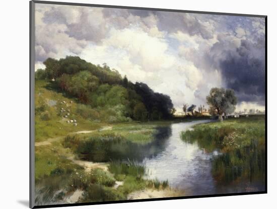 Amagansett Approaching Storm-Thomas Moran-Mounted Giclee Print