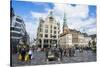 Amagertorv, Amager Square, Part of the Stroget Pedestrian Zone, Copenhagen, Denmark-Michael Runkel-Stretched Canvas