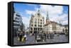 Amagertorv, Amager Square, Part of the Stroget Pedestrian Zone, Copenhagen, Denmark-Michael Runkel-Framed Stretched Canvas