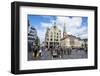 Amagertorv, Amager Square, Part of the Stroget Pedestrian Zone, Copenhagen, Denmark-Michael Runkel-Framed Photographic Print