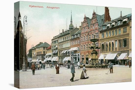 Amagertorv, Copenhagen, Denmark-null-Stretched Canvas