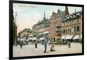 Amagertorv, Copenhagen, Denmark-null-Framed Art Print