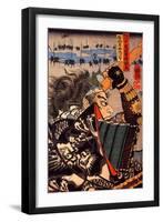 Amakasu Omi No Kami-Kuniyoshi Utagawa-Framed Giclee Print