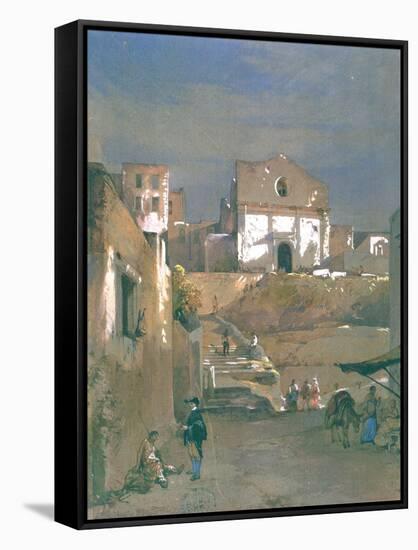 Amalfi, 1851-Giacinto Gigante-Framed Stretched Canvas