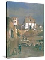 Amalfi, 1851-Giacinto Gigante-Stretched Canvas