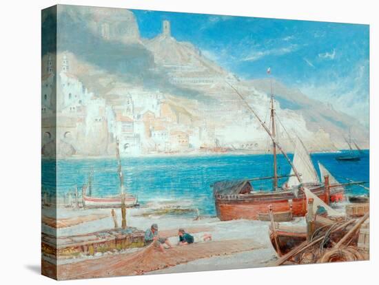 Amalfi, 1900-Albert Goodwin-Stretched Canvas