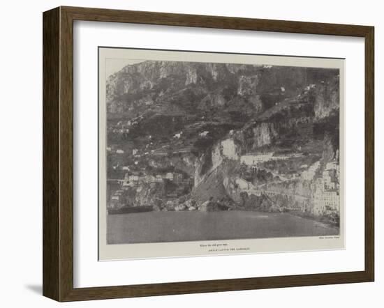 Amalfi after the Landslip-null-Framed Giclee Print