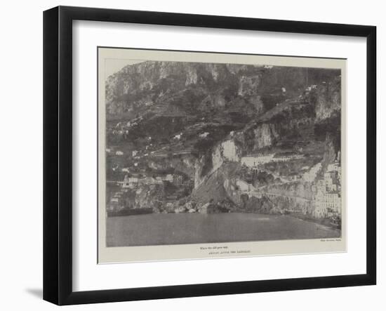 Amalfi after the Landslip-null-Framed Giclee Print